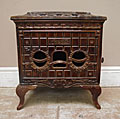 old renhc wood burning stove
